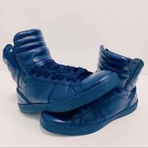 Zara Blue High Top Sneakers Model 5582/002/015